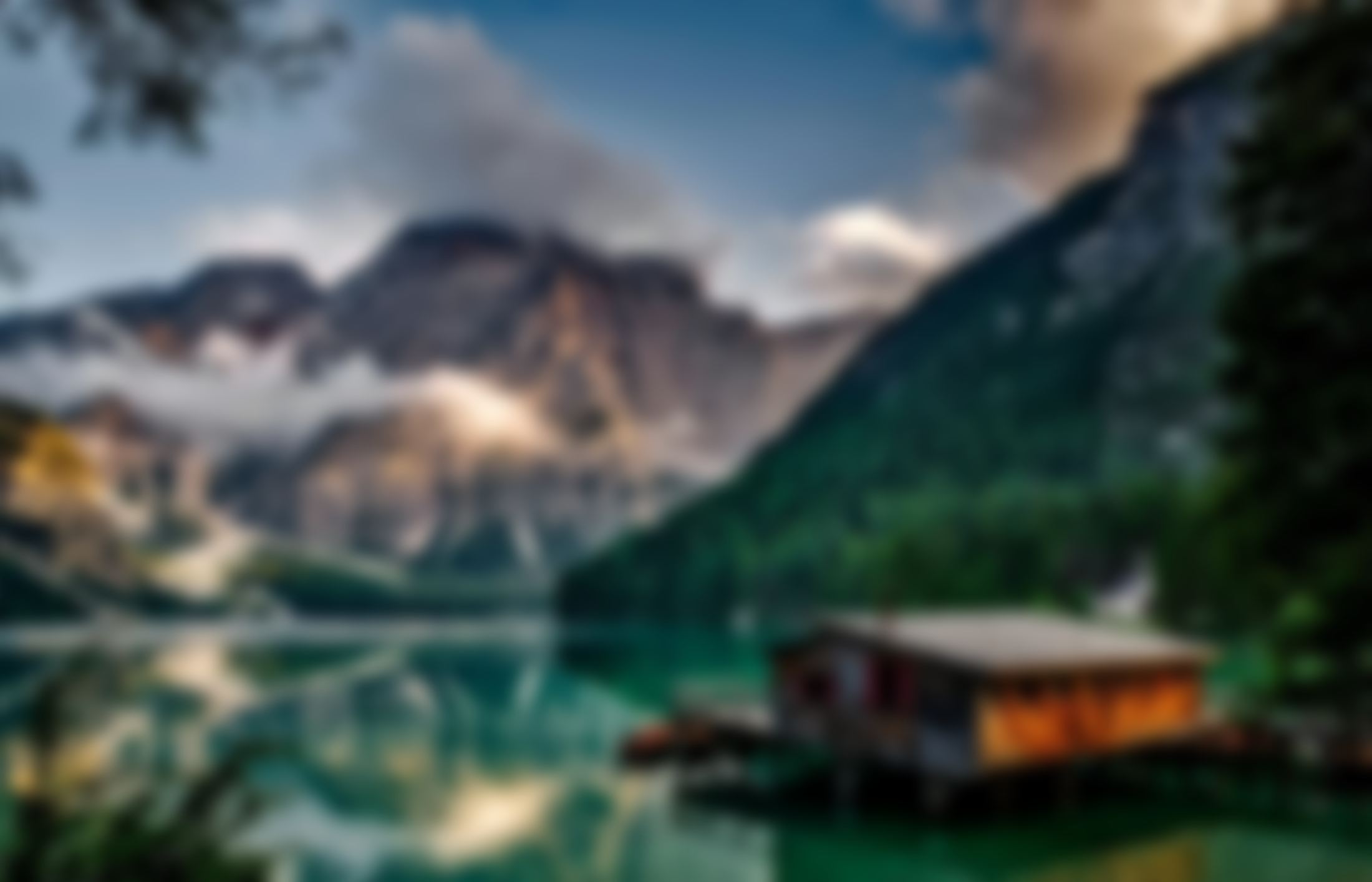 Blurred landscape